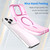 iPhone 18 Pro Max MagSafe Frosted Translucent TPU + PC Full Coverage Phone Case - Pink