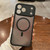 iPhone 18 Pro Max MagSafe Magnetic TPU Hybrid PC Phone Case - Black