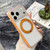 iPhone 18 Pro Max Matte Translucent 360 Rotation Magnetic Holder Phone Case - Sunset Orange