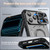 iPhone 18 Pro Max Mecha Magnetic Sliding Camshield Phone Case - Grey