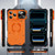 iPhone 18 Pro Max Mecha Magnetic Sliding Camshield Phone Case - Orange