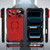 iPhone 18 Pro Max Mecha Magnetic Sliding Camshield Phone Case - Red