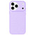 iPhone 18 Pro Max Mecha Style Heat Dissipation Mesh TPU Phone Case - Transparent Purple