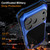 iPhone 18 Pro Max Metal Armor Construction IP65 Waterproof Magnetic Phone Case - Blue