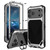 iPhone 18 Pro Max Metal Armor Construction IP65 Waterproof Magnetic Phone Case - Silver
