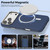 iPhone 18 Pro Max Mocome Plain Magnetic Shockproof Phone Case - Blue