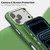 iPhone 18 Pro Max Mocome Plain Magnetic Shockproof Phone Case - Green