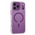 iPhone 18 Pro Max Mutural Ice Series MagSafe Gradient Matte PC Hybrid TPU Phone Case - Dark Cherry