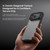 iPhone 18 Pro Max NILLKIN Black Mirror Prop CD Texture Transparent Mirror Cover Phone Case - Black