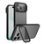iPhone 18 Pro Max NILLKIN Black Mirror Prop CD Texture Transparent Mirror Cover Phone Case - Transparent Black