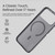 iPhone 18 Pro Max NILLKIN Frosted Shield Pro Magnetic Magsafe Phone Case - Transparent Black