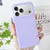 iPhone 18 Pro Max PC Hybrid Liquid Silicone Jelly Phone Case - Light Purple
