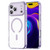 iPhone 18 Pro Max PC Hybrid TPU Airbag Shockproof MagSafe Phone Case - Transparent Purple