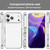 iPhone 18 Pro Max PC Hybrid TPU Airbag Shockproof Phone Case - Transparent