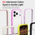 iPhone 18 Pro Max Phone Silicone Frame Bumper - White