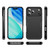 iPhone 18 Pro Max Pioneer Armor Heavy Duty PC + TPU Phone Case - Black