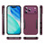 iPhone 18 Pro Max Pioneer Armor Heavy Duty PC + TPU Phone Case - Cherry Red+Black