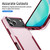 iPhone 18 Pro Max Pioneer Armor Heavy Duty PC + TPU Phone Case - Pink+Rose Red
