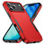 iPhone 18 Pro Max Pioneer Armor Heavy Duty PC + TPU Phone Case - Red+Black
