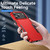 iPhone 18 Pro Max Pioneer Armor Heavy Duty PC + TPU Phone Case - Red+Black