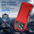 iPhone 18 Pro Max Pioneer Armor Heavy Duty PC + TPU Phone Case - Red+Black