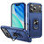 iPhone 18 Pro Max Pioneer Armor Heavy Duty PC + TPU Phone Case with Holder - Blue