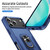 iPhone 18 Pro Max Pioneer Armor Heavy Duty PC + TPU Phone Case with Holder - Blue