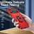 iPhone 18 Pro Max Pioneer Armor Heavy Duty PC + TPU Phone Case with Holder - Red+Black