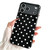 iPhone 18 Pro Max Precise Cutout Translucent IMD Dots Pattern Magnetic Phone Case - Black