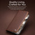 iPhone 18 Pro Max QIALINO Classic Gen2 Genuine Leather Phone Case - Red