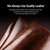 iPhone 18 Pro Max QIALINO Classic Genuine Leather Phone Case - Light Brown