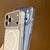 iPhone 18 Pro Max Question Mark Clear PC Magnetic Phone Case - Jasmine White