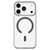 iPhone 18 Pro Max Question Mark Clear PC Magnetic Phone Case - Space Gray