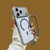 iPhone 18 Pro Max Question Mark Clear PC Magnetic Phone Case with Lanyard - Space Gray