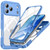 iPhone 18 Pro Max RedPepper Tempered Glass MagSafe Phone Case - Blue
