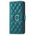 iPhone 18 Pro Max Ring Buckle Rhombic Leather Phone Case - Green