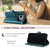 iPhone 18 Pro Max Ring Buckle Rhombic Leather Phone Case - Green