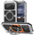 iPhone 18 Pro Max R-JUST Life Waterproof Dustproof MagSafe Magnetic Holder Phone Case - Silver