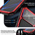 iPhone 18 Pro Max R-JUST Life Waterproof Dustproof Shockproof Holder Phone Case - Red