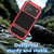iPhone 18 Pro Max R-JUST Life Waterproof Dustproof Shockproof Holder Phone Case - Red