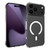 iPhone 18 Pro Max Shockproof Non-slip Magnetic TPU Phone Case - Transparent