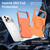 iPhone 18 Pro Max Shockproof Protective TPU Hybrid PC Ring Holder Magnetic Phone Case - Orange
