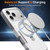 iPhone 18 Pro Max Shockproof Protective TPU Hybrid PC Ring Holder Magnetic Phone Case - White