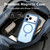 iPhone 18 Pro Max Silicone Magnetic Anti-drop Protective Phone Case - Light Blue
