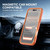 iPhone 18 Pro Max Silicone Magnetic Anti-drop Protective Phone Case with 360 Rotating Holder - Orange