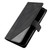 iPhone 18 Pro Max Skin Feel Splicing Leather Phone Case - Black