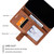 iPhone 18 Pro Max Skin Feel Splicing Leather Phone Case - Brown
