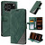 iPhone 18 Pro Max Skin Feel Splicing Leather Phone Case - Green