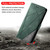iPhone 18 Pro Max Skin Feel Splicing Leather Phone Case - Green