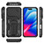 iPhone 18 Pro Max Slid Camera Shield Invisible Holder PC Hybrid TPU Phone Case - Black